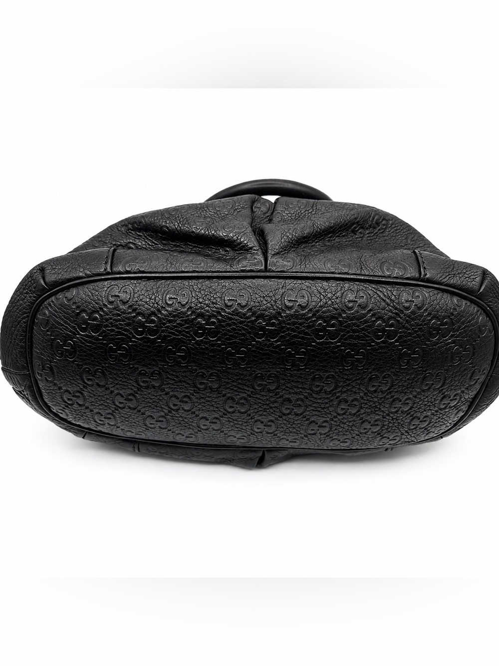 Gucci Black Guccissima Leather Medium Sukey 2-way Satchel Bag - Picture 3 of 12